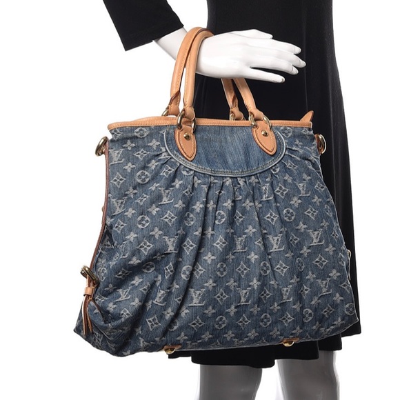 Luis Vuitton Denim Neo Cabby GM blue - Picture 8 of 8